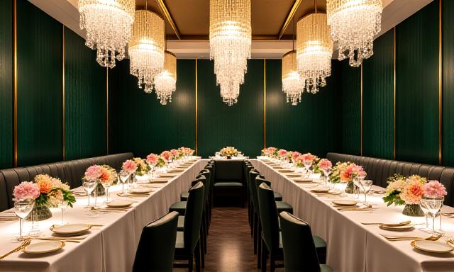 Allestimento elegante per evento privato al DecoDine