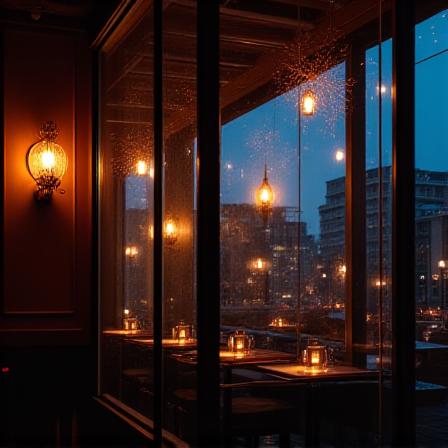 Atmosfera notturna del locale